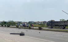 Hiện trường vụ tai nạn khiến vợ chồng nguyên Bí thư Tỉnh ủy Ninh Bình qua đời