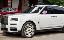 Đại gia Hà Nội chi hàng trăm triệu để độ mâm cho Rolls-Royce Cullinan giá hơn 40 tỷ đồng
