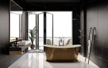 Xu hướng thiết kế phòng tắm đơn sắc hiện đại lên ngôi