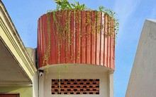 Nhà phố nhỏ hẹp gây ấn tượng với mặt tiền độc đáo