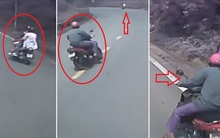 "Người hùng" kể lại khoảnh khắc đuổi theo để cứu xe máy mất phanh đổ đèo Tam Đảo