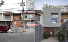 Ngôi nhà ống cũ được cải tạo lại "xuất thần" khiến người xem giật mình bất ngờ