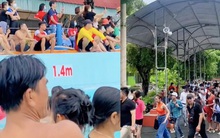 Cảnh đông nghẹt du khách tại KDL "nghìn tỷ" Đại Nam trong những ngày nghỉ lễ, từ ngoài vào trong đều rất nhộn nhịp