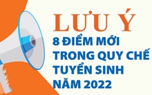 [Infographic] 8 điểm mới trong Quy chế tuyển sinh Đại học năm 2022