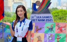 Dàn Hoa, Á hậu đẹp hút hồn khi làm MC trên truyền hình