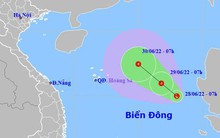 Áp thấp xuất hiện trên Biển Đông