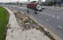 Cận cảnh đường Nguyễn Văn Linh được nâng cấp từ 6 lên 10 làn xe