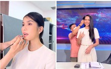 Một ngày đi làm của "Á hậu học giỏi" tại VTV