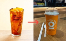 The Coffee House từ bỏ ly thủy tinh, sử dụng ly nhựa và thẻ rung tại cửa hàng, tiếp bước “trùm chuỗi cà phê” Highlands Coffee, Starbucks…