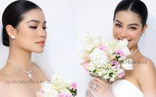 Phạm Hương diện váy cưới đẹp nức nở, xác nhận chuẩn bị lên xe hoa