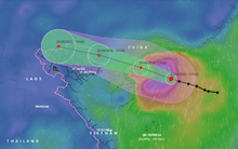 Bão số 3 áp sát đất liền, miền Bắc sắp mưa dông, gió giật mạnh