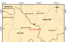 Sau Kon Tum, Quảng Nam, đến lượt Quảng Ngãi có động đất