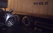 CLIP: Ô tô tông nhau trên cao tốc TP HCM- Long Thành- Dầu Giây, nhiều người bị thương