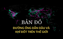Bản đồ các đường ống dẫn dầu và khí đốt trên toàn cầu: Gấp 30 lần chu vi trái đất