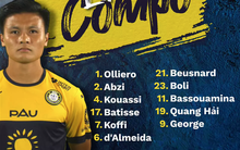 Quang Hải được giao nhiệm vụ thực hiện các quả phạt góc của Pau FC