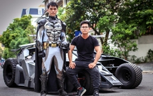 Cận cảnh xe Batman hơn nửa tỷ đồng của ‘phù thuỷ hoá trang' 9x