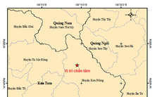 Ba trận động đất gây rung chuyển Kon Tum