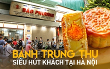 Rằm tháng Tám cận kề, người dân xếp hàng dài mua bánh Trung thu Bảo Phương
