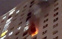 TPHCM: Căn hộ chung cư ở quận 8 bốc cháy, cư dân hoảng hốt tháo chạy