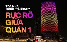Bất ngờ với toà nhà giữa trung tâm TP.HCM được “lột xác" lung linh trong dịp lễ