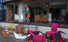 Miền Nam Hàn Quốc "hoang tàn" sau cơn bão lịch sử