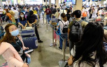 Cao điểm Tết Nguyên đán Quý Mão, sân bay Nội Bài đón 580 lượt chuyến bay