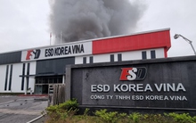 Cháy lớn tại công ty sản xuất linh kiện điện tử ở Bắc Ninh