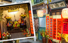 Hoàng Thành Thăng Long tái hiện các bàn thờ cúng và loạt trải nghiệm hướng về Tết xưa, nhiều gia đình trẻ đến học hỏi để bày biện tại nhà