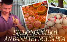 Vòng quanh chợ Phùng Hưng, tròn mắt với vô vàn món bánh truyền thống của người Hoa dịp Tết Nguyên đán