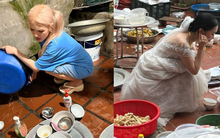 Hot girl về quê rửa bát