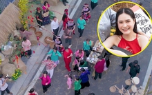 Dù gây lùm xùm nhưng toàn cảnh chợ quê mà Đoàn Di Băng dựng giữa khu đại gia vẫn khiến người xem choáng ngợp vì độ "khủng"