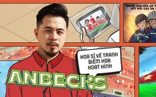 Họa sĩ vẽ tranh biếm họa hoạt hình Anbecks: ‘Làm lại’ ở tuổi 35, từ bỏ cuộc sống ổn định ở nước ngoài để trở về và bay bổng với hội họa
