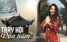 Các gia đình du xuân đầu năm ở những lễ hội truyền thống, vừa linh thiêng, vừa "không lo về giá"