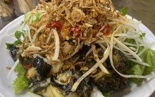 Mê mẩn đặc sản gỏi ốc bươu chợ Cồn