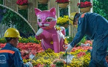 Hàng trăm công nhân xuyên đêm tháo dỡ đường hoa Nguyễn Huệ - TPHCM