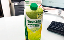 Nước trái cây Nhật có bán tại Việt Nam gây xôn xao khi bao bì ghi 100% dưa lưới nhưng thực chất chỉ có 2%