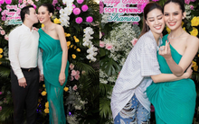 Dàn sao tới chúc mừng sinh nhật Sang Lê, chồng doanh nhân tình tứ tặng nụ hôn