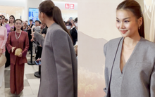 Thanh Hằng không đeo nhẫn cưới khi dự sự kiện thảm đỏ, thái độ của Kaity Nguyễn lúc thấy "chị đại" gây chú ý