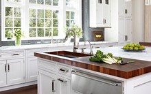 Đảo bếp tích hợp bồn rửa - thiết kế nên thử cho căn bếp gia đình