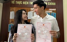 Đoàn Văn Hậu và Doãn Hải My khoe giấy đăng kí kết hôn đúng 20/10