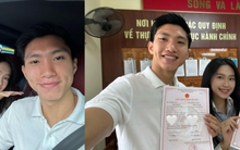 Đoàn Văn Hậu lái xe bạc tỷ đưa Doãn Hải My đi đăng kí kết hôn, hội tuyển thủ nô nức chúc mừng nhưng Tiến Linh lại gây tranh cãi