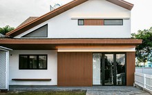 Ngôi nhà xây mái lệch hơi hướng nhà đồng quê đầy ấn tượng