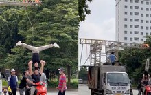 Vụ chồng đầu đi xe máy: Công an đã làm việc với nghệ sĩ Quốc Cơ