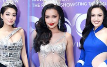 Thảm đỏ Miss Cosmo Vietnam 2023: Top 3 Hoa hậu Hoàn vũ Việt Nam 2022 diện đồ gợi cảm, đọ sắc cực gắt