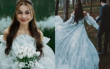 Thanh Hằng tung ảnh cưới Đà Lạt với chồng nhạc trưởng: Zoom cận visual cô dâu gây sốt, ánh mắt nói lên tất cả!