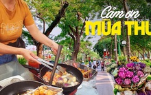 Mùa thu đã giúp nhiều người Hà Nội cải thiện thu nhập, cô hàng hoa có thêm tiền đóng học phí cho con