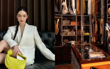 Phòng thay đồ xa xỉ của “ngọc nữ lookbook” từng lên báo Thái Lan: 25 chiếc túi hiệu, chia sẻ về BST giày mới choáng