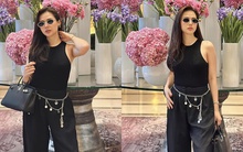 "Nàng dâu hào môn" Phanh Lee thả dáng sang chảnh, netizen xuýt xoa body gái 2 con