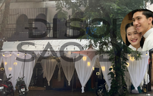 Hé lộ rạp cưới của Doãn Hải My: Công tác chuẩn bị tất bật, rạp to nhất mặt phố trung tâm