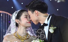 Đoàn Văn Hậu - Doãn Hải My được chúc sớm có em bé, khách dự cưới nói 'Có rồi mà'